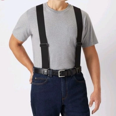 Dickies Perry Y Back Hook Suspenders Black M-XL - Image 1 of 4