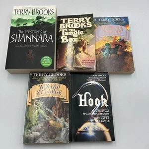 Terry Brooks Books Bundle X 5 Paperback Shannara Wizard At Large Hook SHD15 - Picture 1 of 23