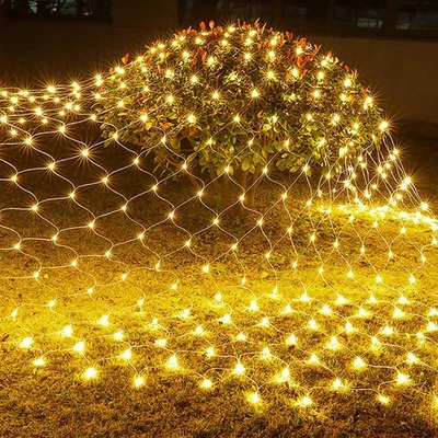 2x2m/3x2m/3x3m LED Lichterkette Lichternetz Lichtervorhang Innen/Außen Deko IP44 - Bild 1 von 4