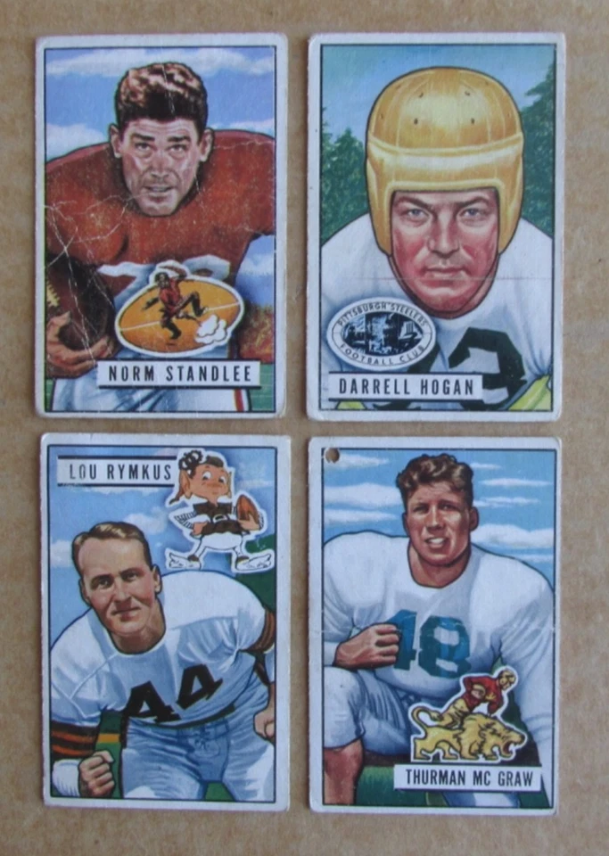 1951 BOWMAN FOOTBALL CARD SINGLES COMPLETE YOUR SET PICK CHOOSE - Image 1 of 1