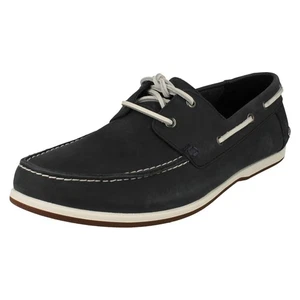 Hombre Clarks Cubierta con Cordones Zapatos Pickwell Sail - Imagen 1 de 4