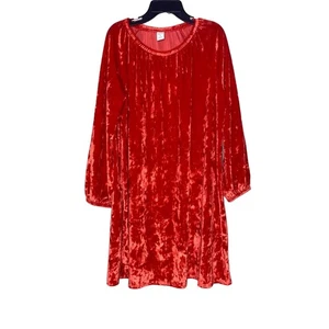 Harper Canyon Dress Girls Size 4 Crushed Red Chinoise Holiday Christmas NWT - Picture 1 of 3
