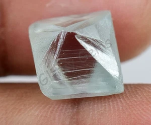 Loose CVD Lab-Grown Diamond 10.80 Ct Fancy Light Blue VVS1 Clarity Certified - Picture 1 of 6