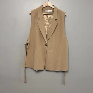Neu ohne Etikett Zara Damenweste einreihig ein Knopf offene Seite XL - Bild 1 von 7