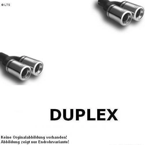 Ulter Duplex Deportivo 2x 80mm Arrollado Derecha Izquierda - Skoda Fabia I Limou - Imagen 1 de 1