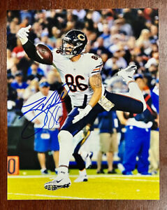 ZACH MILLER Signed 8x10 Photo CHICAGO BEARS Autograph