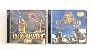 Chessmaster 9000 CD-ROM & Chessmaster 6000 Manual Windows 98/ME/XP PC 4-Discs - Picture 1 of 17