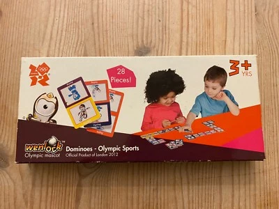 NEW LONDON 2012 - Olympic Mascots Wenlock Sports Dominoes  Very Rare Game - Image 1 of 4