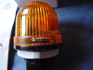Werma 802 300 67 Flashing Beacon EM 115VAC YE - Picture 1 of 4