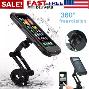Magnetic Mount Holder IPX6 Waterproof for Phone Navigation Bicycle Motorcycle - Picture 1 of 12