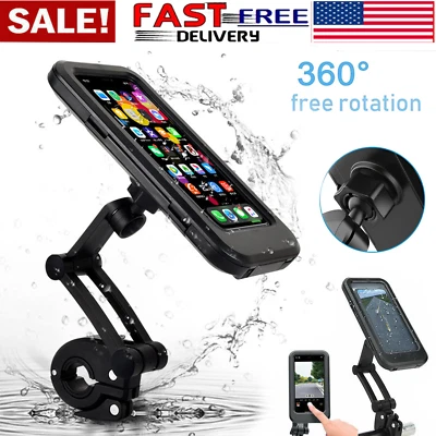 Magnetic Mount Holder IPX6 Waterproof for Phone Navigation Bicycle Motorcycle  - Image 1 of 4