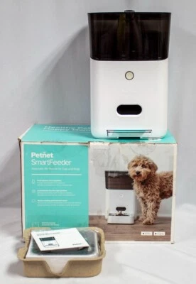 Petnet Smartfeeder Automatic Pet Feeder - White - Image 1 of 4