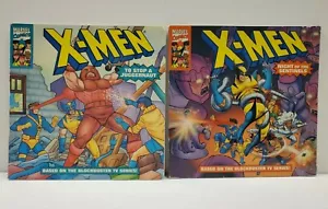 X-Men Books: Night of the Sentinels & To Stop a Juggernaut Pictureback - 1993 - Imagen 1 de 10