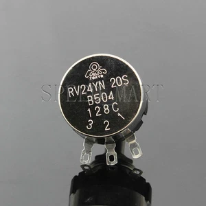 1 Stck. Cosmos Tocos RV24YN20S B500K B504 24 mm Single-Turn Carbon Film Potentiometer - Bild 1 von 4