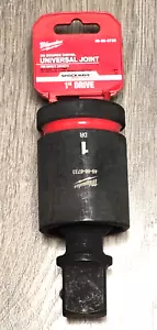 Milwaukee 1" dr Shockwave Impact Universal Joint Adapter #49-66-6733 - Foto 1 di 1