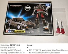 Transformers Masterpiece Streak Bluestreak MP-18 Takara Tomy MISB Missles USA