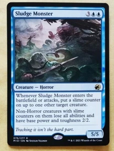 Sludge Monster - MTG Innistrad: Midnight Hunt MID Rare Near Mint (NM) - Imagen 1 de 1