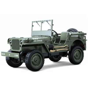 RC WW2 Willys Jeep Full Proportional 1/10 2.4G 4WD Off-Road LED RTR AU Stock - Picture 1 of 9