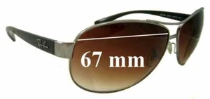 SFx Ersatz Sonnenbrillengläser passend für Ray Ban RB3386 - 67mm breit - Bild 1 von 31