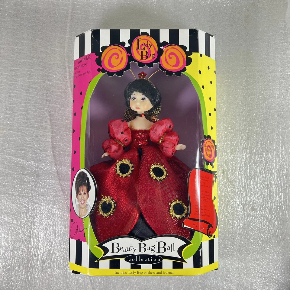 1999 Knickerbocker Marie Osmond Beauty Bug Ball Collection Lady Bug Doll
