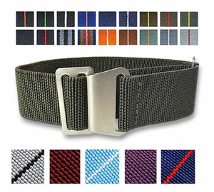 Elastic Nylon French Marine Nationale Watch Strap Band Parachute MOD 18 20 22 mm - Picture 1 of 190