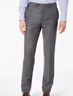 $190 Calvin Klein 36W 30L Men's Slim X Fit Gray Wool Suit Trousers Dress Pants