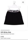 Off White dziecięca przemysłowa spódnica z logo najwyższa klasa lepiej pasuje dla osób w wieku od 3 do 4 lat