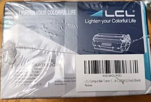 LCL Toner Cartridge Replacement Compatible Sharp LCL MX-C30NT-b 2pk Blk Ex 4/24 - Picture 1 of 6