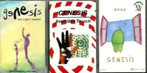 Genesis Phil Collins Mike Rutherford Rock Prog Import Vintage 80s Cassettes lot - Picture 1 of 9