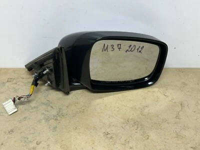Черное зеркало заднего вида с электроприводом для правой стороны пассажирской двери 11 12 13 Infiniti M37 M56 M35H - Изображение 1 из 4