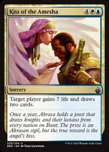 Battlebond - Kiss of the Amesha - Foil - Image 1 of 1
