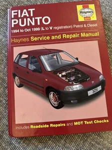 Fiat Punto Mk1 (Petrol & Diesel) 1994-1999 Haynes Owners Workshop Manual - Picture 1 of 3