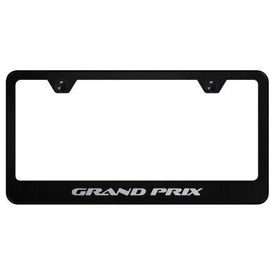 Marco de matrícula de acero inoxidable grabado láser Pontiac Grand Prix Foto 1 de 2