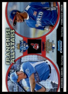2012 Bowman Chrome Franchise All-Stars #FAS-CL Asdrubal Cabrera/Francisco Lindor - Picture 1 of 2