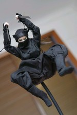 TOYSDAO 1/6 TDA-04B Black Ninja Clothes suit  F 12" Female Figure Body model