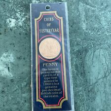 Educational Penny Coin With Information Card Perfect For Collection & Gift