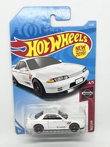 Hot Wheels Nissan Skyline GT-R R32 Blanco Yokohama Nissan Serie 4/5 - Imagen 1 de 3