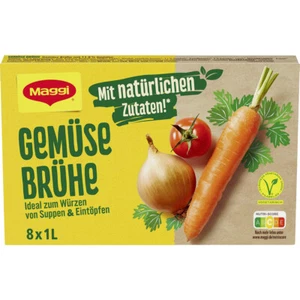 Maggi Gemüse Brühe würzig lecker gemüsig ergibt 8 Liter 168g - Bild 1 von 1