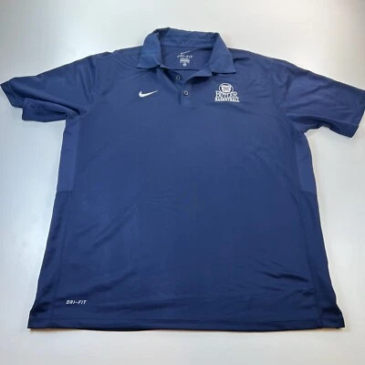 Nike Butler Bulldogs Basketball Polo Shirt Mens Extra Large XL Blue Dri Fit NCAA - Image 1 of 4
