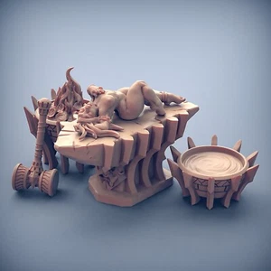 Dumlok Amvil Fiamma the Orakel Fantasy Miniature DnD 5E Tabletop RPG Pathfinder - Bild 1 von 3
