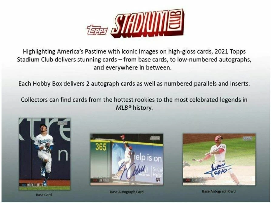2021 Topps Stadium Club - Chromes Inserts Parallels Rookies & Autos - You Pick - Image 1 of 1