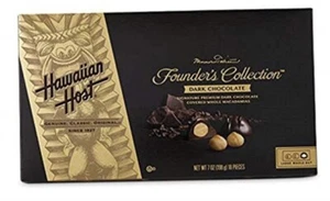 Hawaiian Host Founders Collection Dark Chocolate 7 Oz (Pack Of 6 Boxes) - Picture 1 of 1
