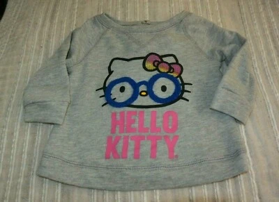SANRIO HELLO KITTY Baby Girl Long Sleeve Top 3 - 6 Months - Image 1 of 4