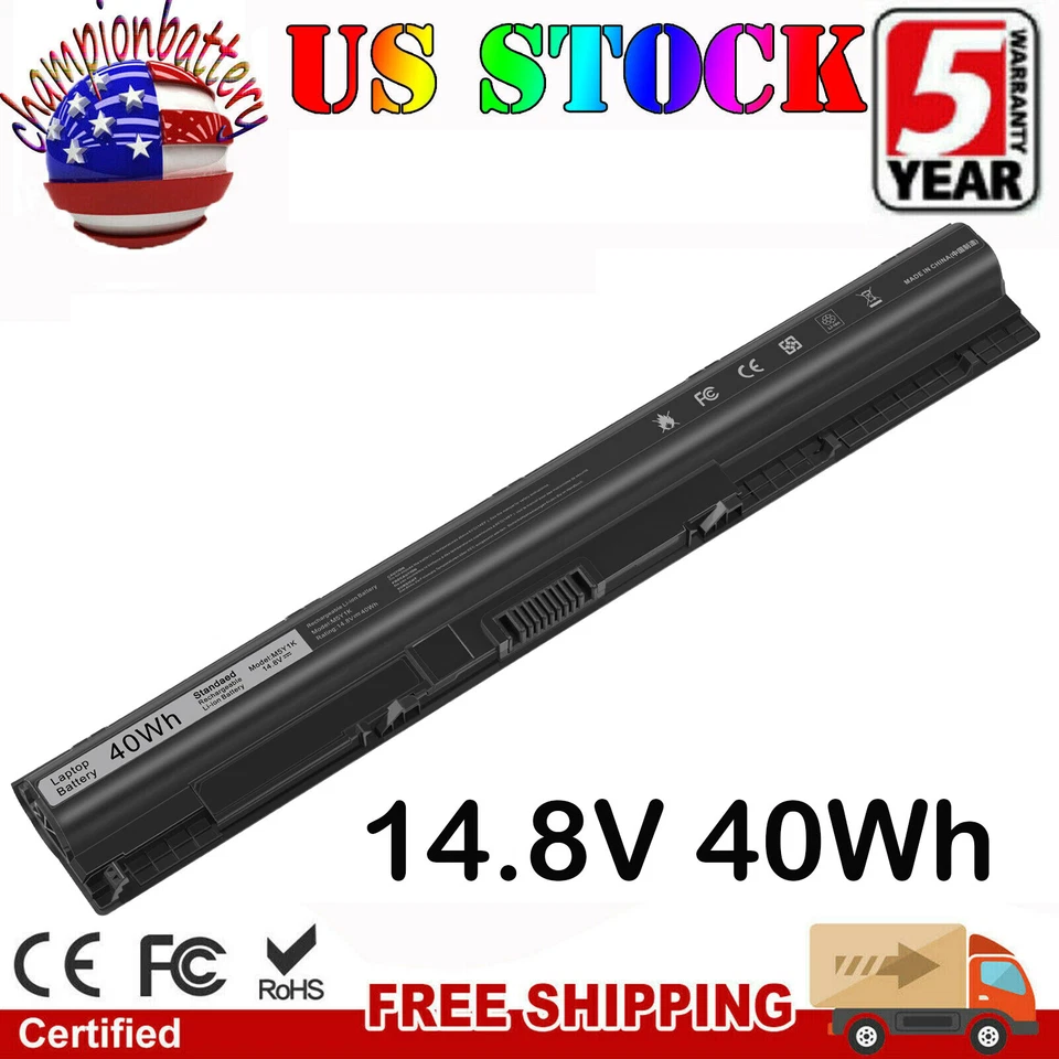 Battery For Dell Inspiron 3551 5455 5458 5758 5451 5545 5555 GXVJ3 M5Y1K 14.8V