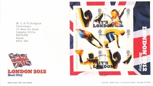 Olympic Games minisheet FDC Its London E15 2005 (99791) - Picture 1 of 1