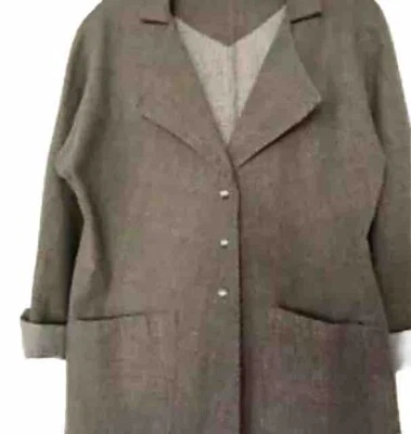 Blazer De Colección Babette SF Cuadros De Gran Tamaño Frente a Presión Talla Pequeña Usado en Excelente Condición Foto 1 de 4