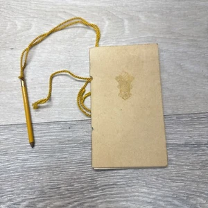 Vintage 1931 Tanzkartenbuch - RI College of Education Junior Abschlussball mit Bleistift - Bild 1 von 8