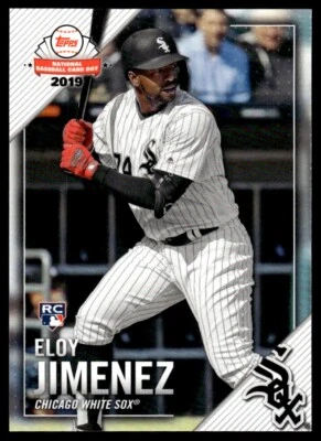 2018 TOPPS NATIONAL BASEBALL CARD DAY RC Eloy Jimenez Rookie R91 - Image 1 of 2