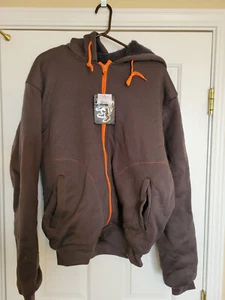 Men's Courage Clothing Co. Fleece Hoodie, Size: Large, Grey - Picture 1 of 2