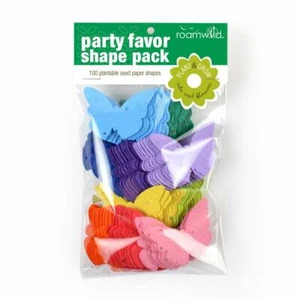 100 x Seeds in Paper Plantable Seeded Shapes Eco Friendly Paper With Seed - NEW - Picture 1 of 30